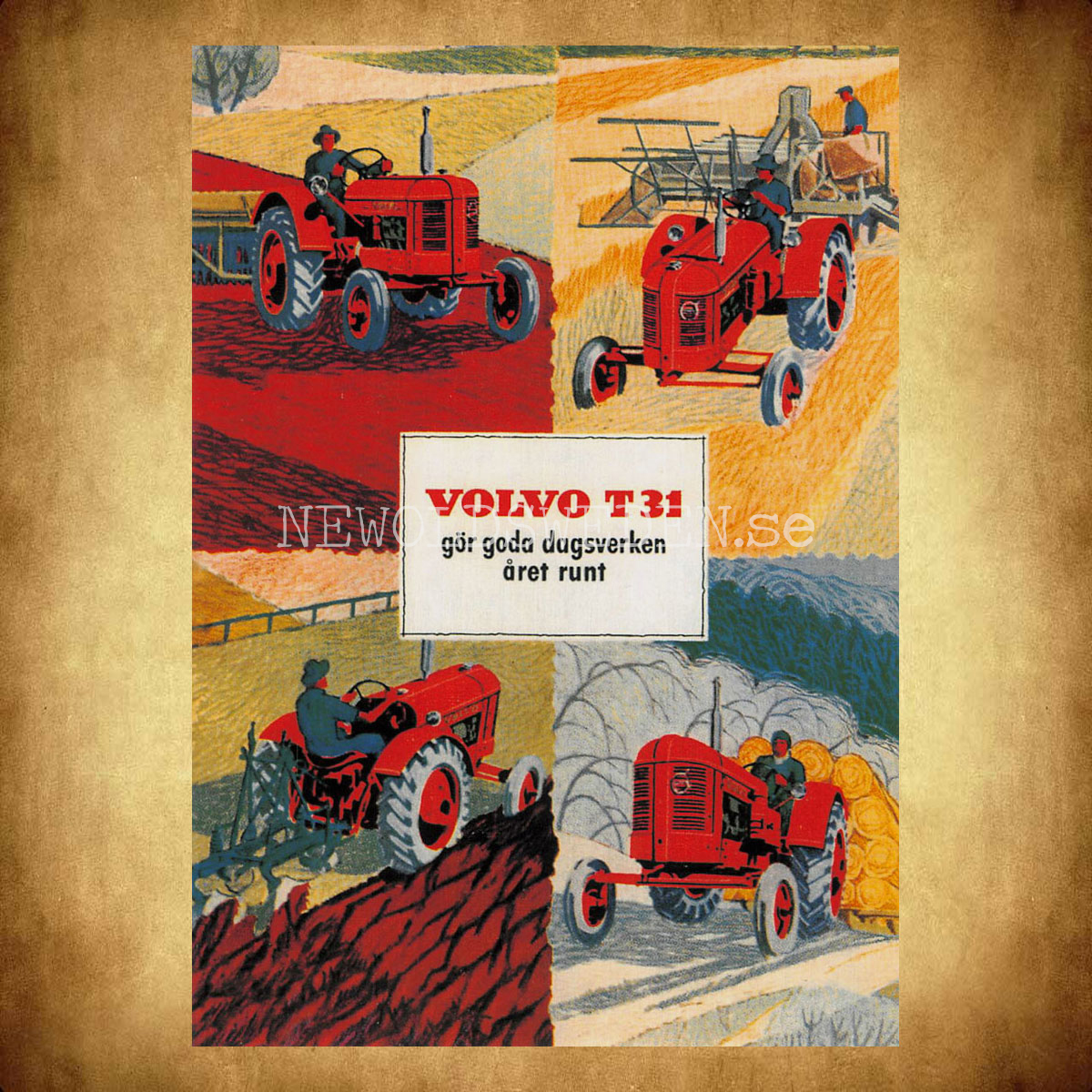 Volvo T31 - Vykort A5 - 2