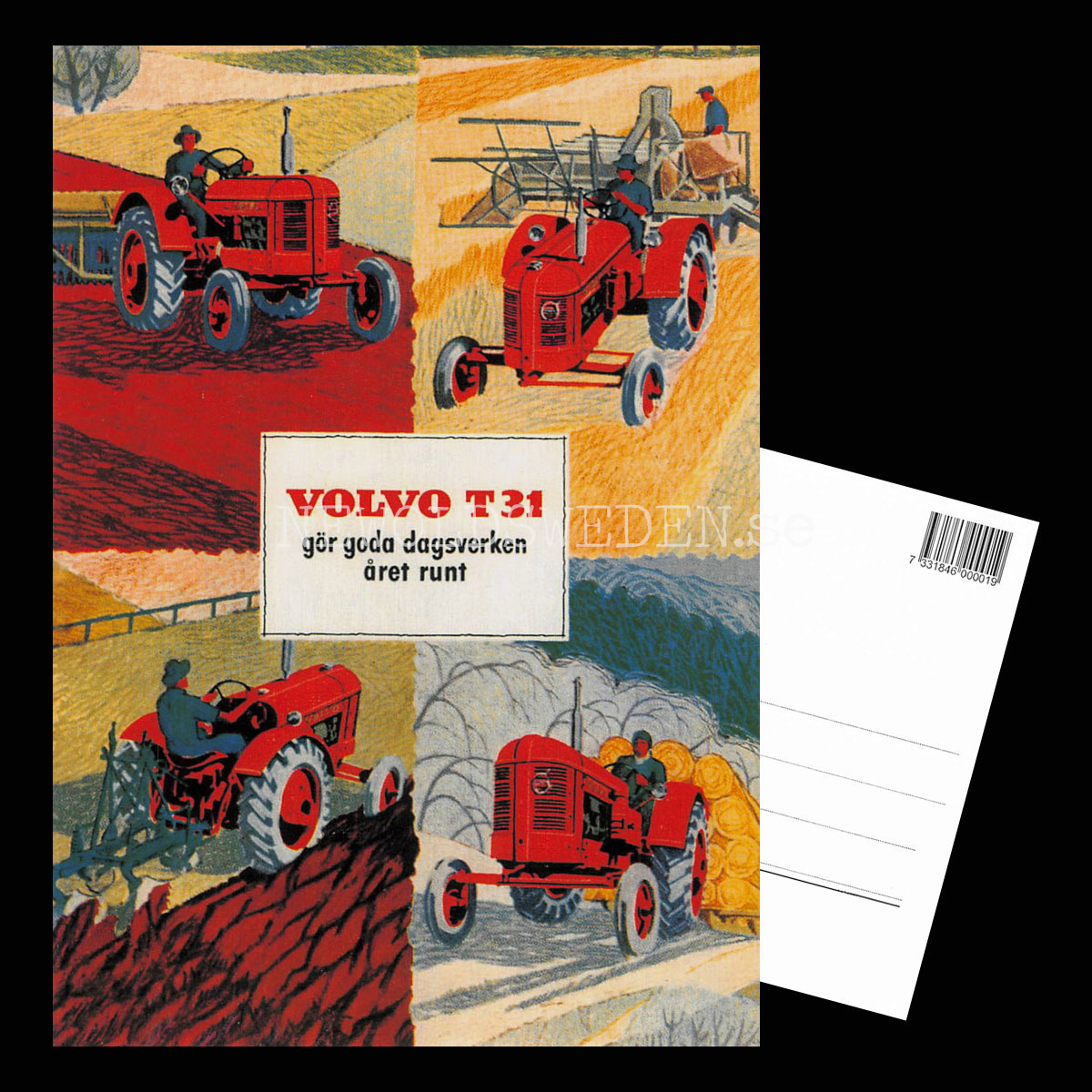 Volvo T31 - Vykort A5 - 3