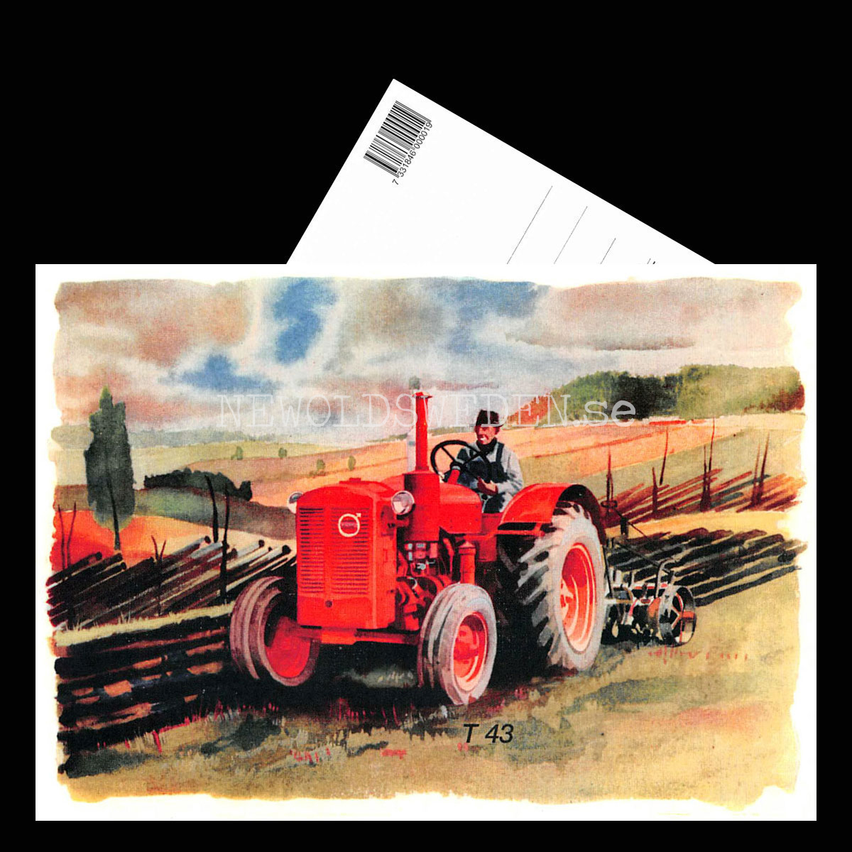 Volvo T43 - Vykort A5 - 3