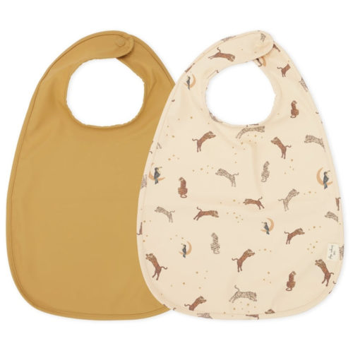 Haklapp 2-Pack, Roar/Almond - Konges Sløjd