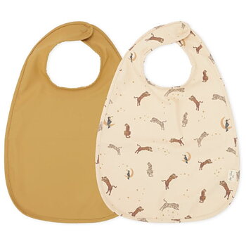 Haklapp 2-Pack, Roar/Almond - Konges Sløjd