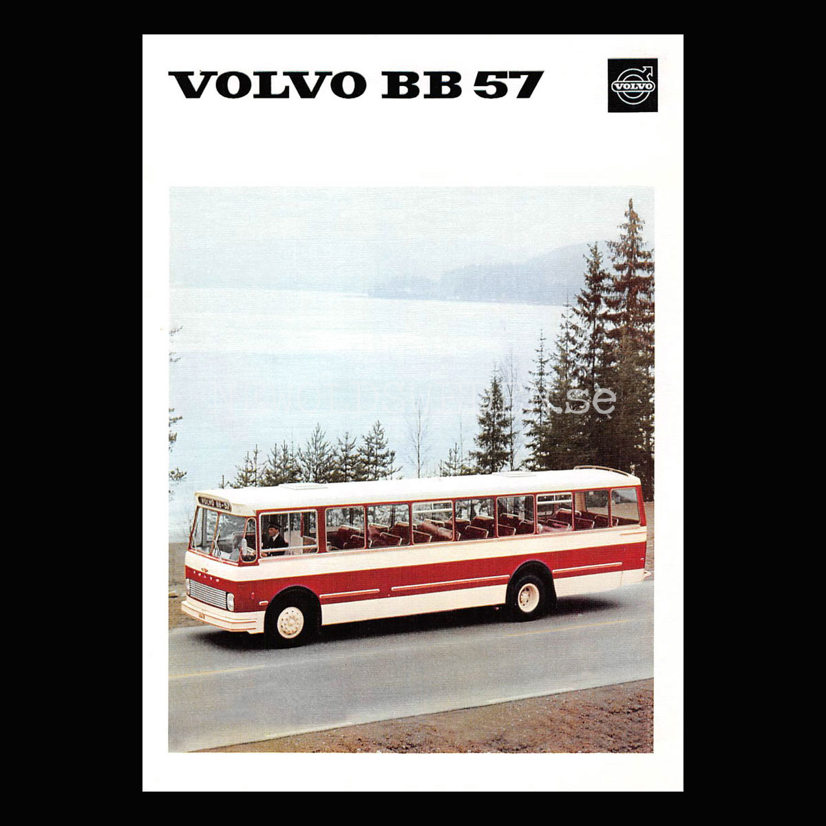 Volvo BB57 Buss - Vykort A5