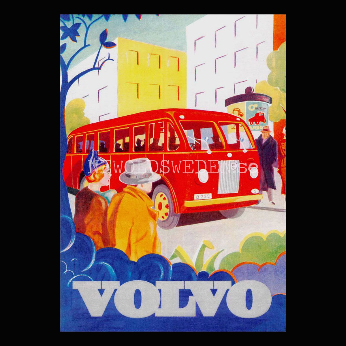 Volvo Buss - Vykort A5