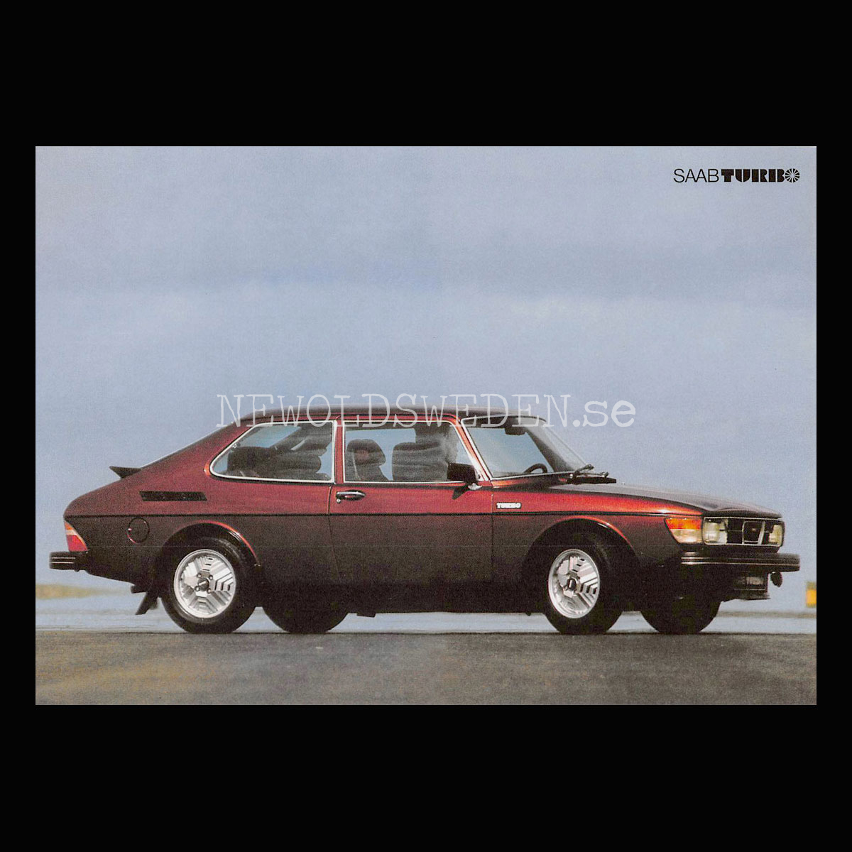 SAAB 99 TURBO - 1978 - Vykort A5