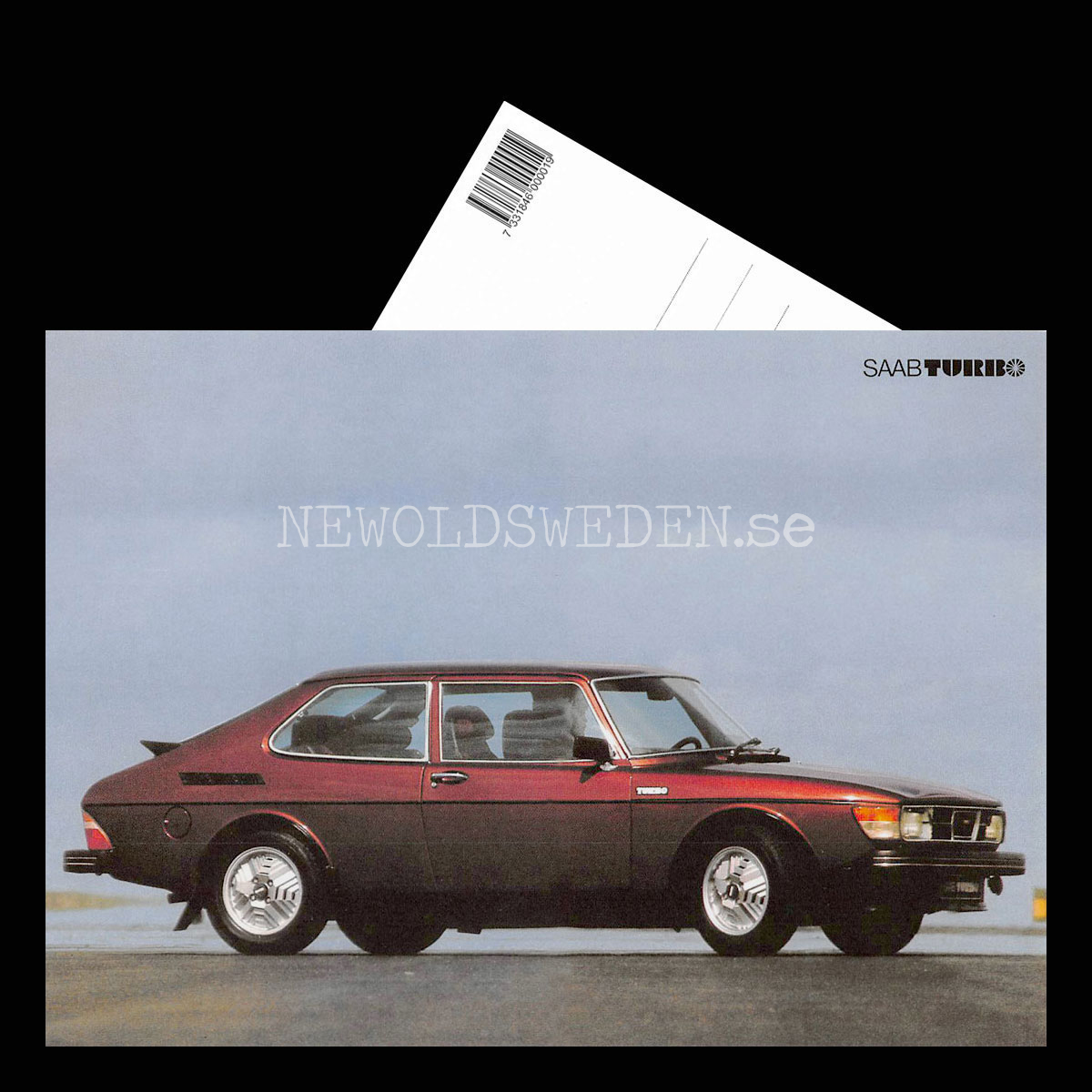 SAAB 99 TURBO - 1978 - Vykort A5 - 3