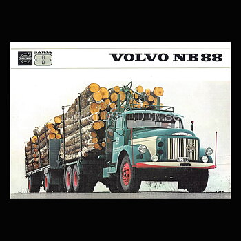 Volvo NB 88 - SARJA 8 - Vykort A5