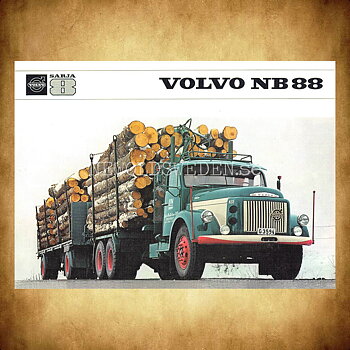 Volvo NB 88 - SARJA 8 - Vykort A5