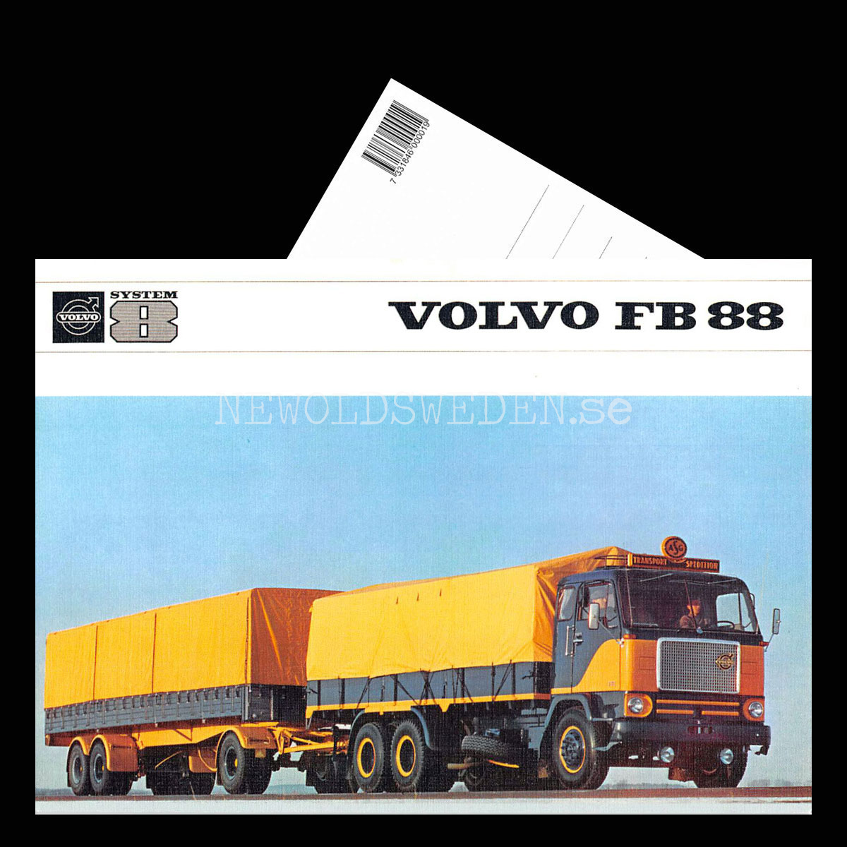 Volvo FB 88 - SYSTEM 8 - Vykort A5 - 3