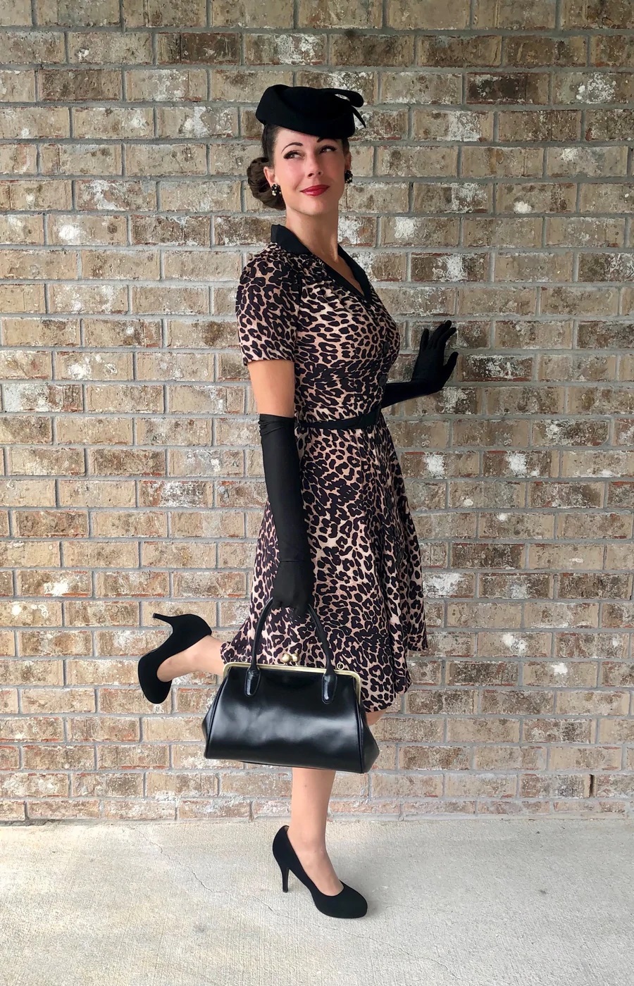 Rockabilly best sale leopard dress