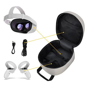 VR Förvaringsväska bra säker förvaring för Oculus quest2 storage soft  bag
