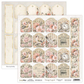 ScrapBoys Vintage Legend paper sheet 06