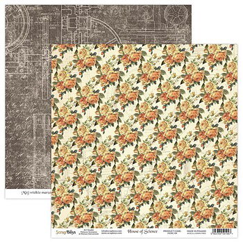ScrapBoys House of science paper sheet 04