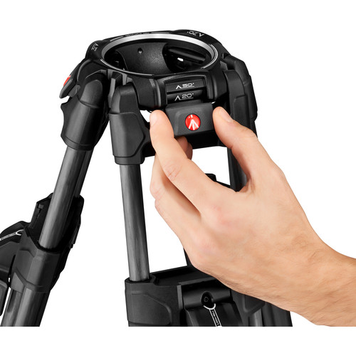 Manfrotto Tripod  509 + 645 Fast Twin MS 2 in 1 Carbon Fiber - 14