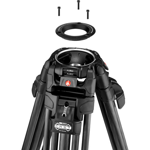 Manfrotto Tripod  509 + 645 Fast Twin MS 2 in 1 Carbon Fiber - 10