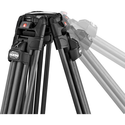 Manfrotto Tripod  509 + 645 Fast Twin MS 2 in 1 Carbon Fiber - 11