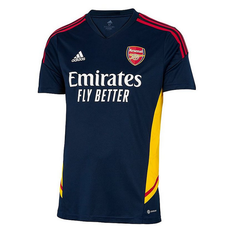 2022/2023 ARSENAL ADIDAS CONVIDO TRAINING SHIRT - BLÅ - 2