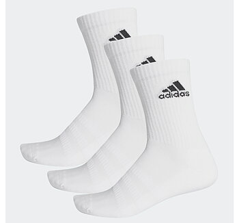 Adidas 3-Stripes Crew Socks White - 3 pack