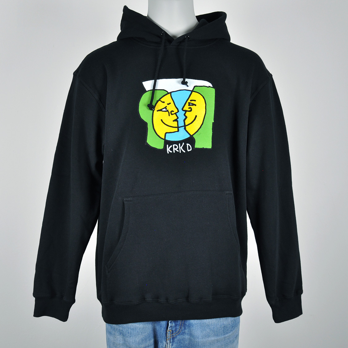 Krooked - KRKD Moon Smile Hood Black