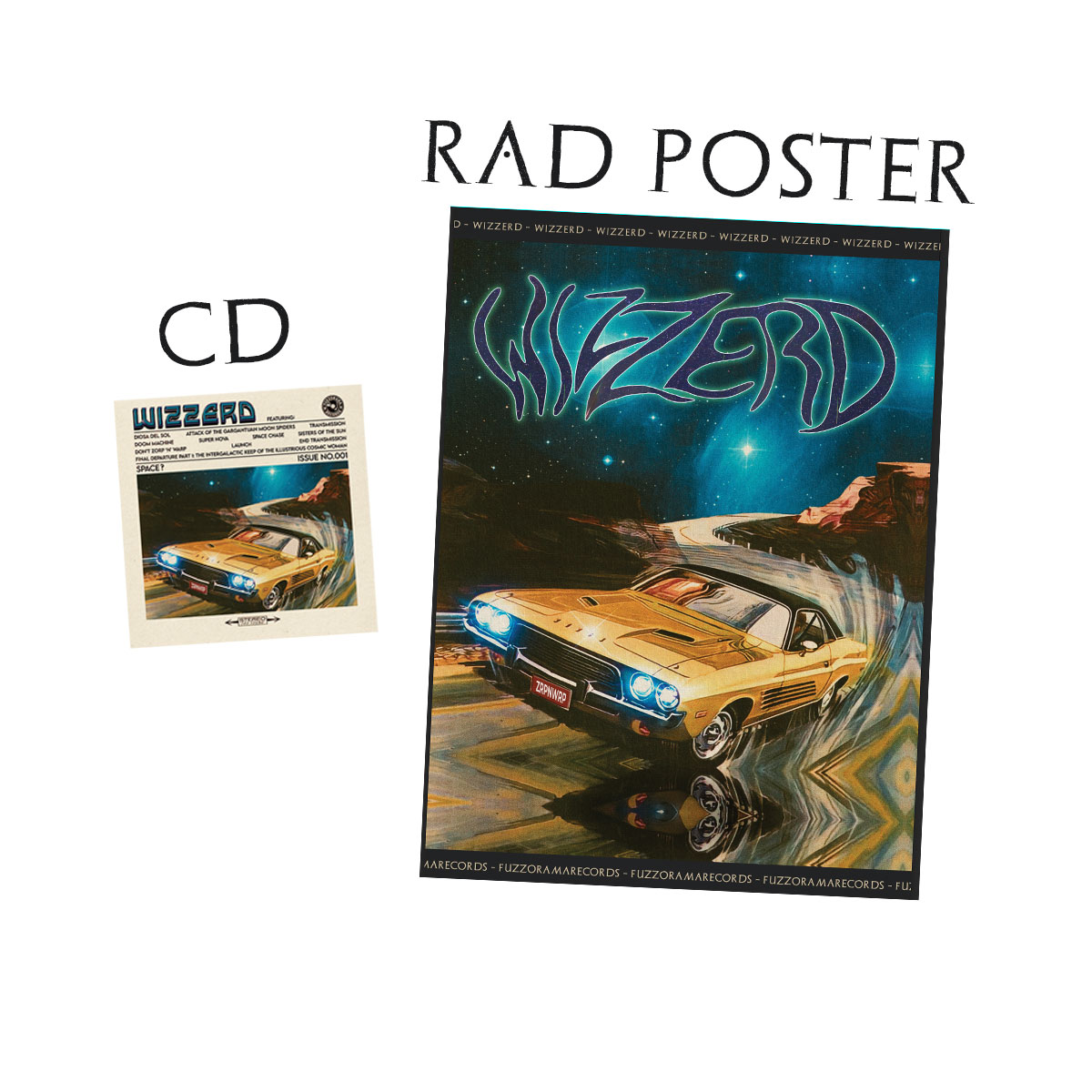 WIZZERD CD/Poster Bundle