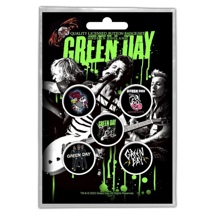 Green Day Revolution Badge Pack
