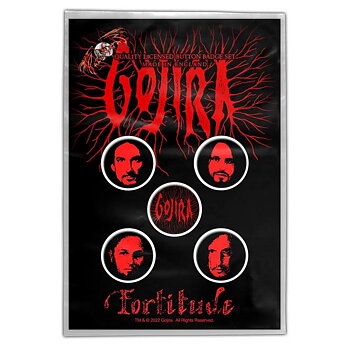 Gojira Fortitude Badge Pack