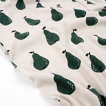 PEAR RIBBED - FOREST GREEN