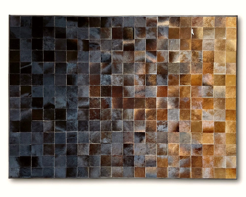 Lädermatta Patchwork 140 x 200 cm