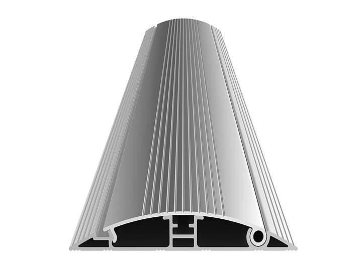 M Cable Cover Floor Aluminium 139mm-W 750mm-L