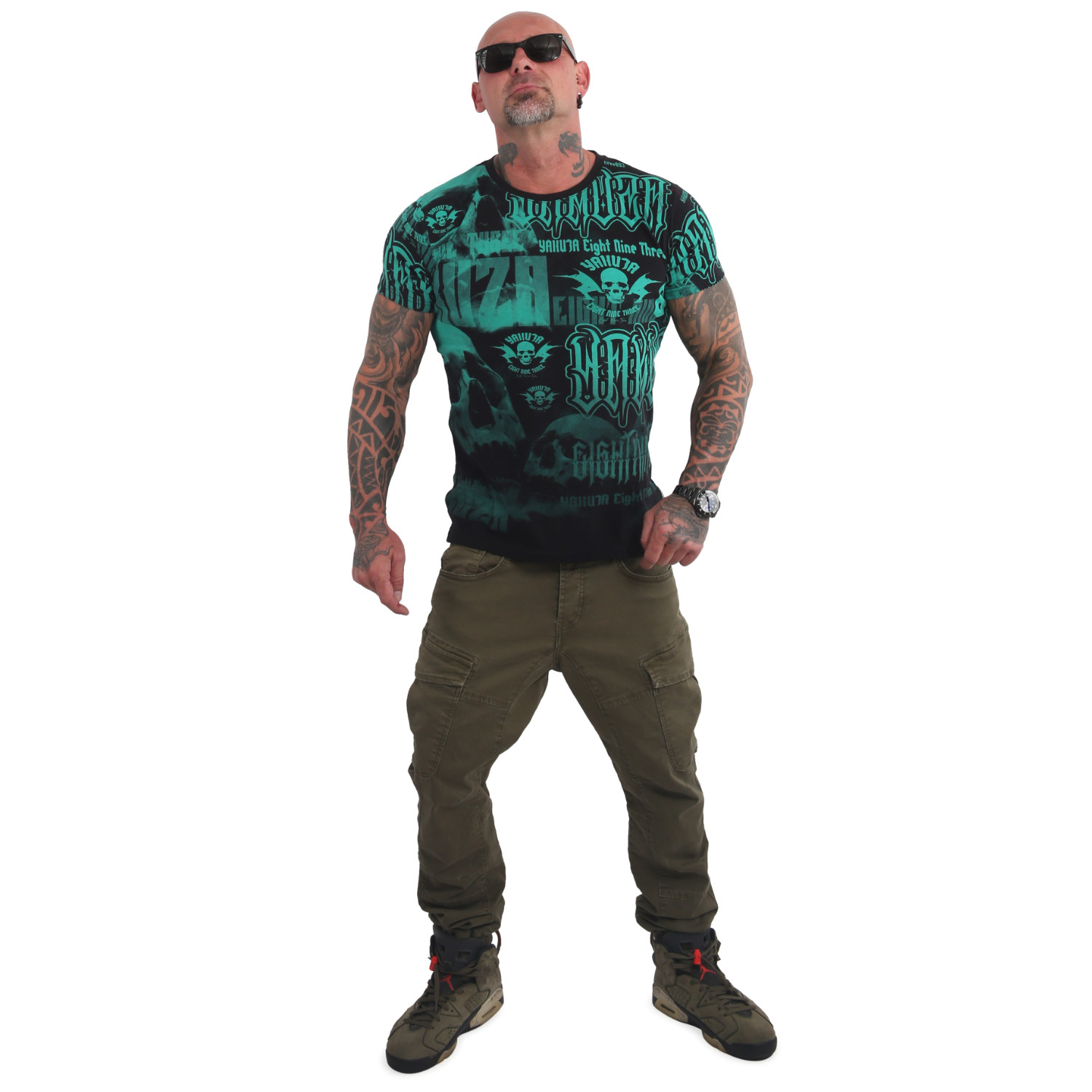 Metal System Allover T-Shirt, black - 3