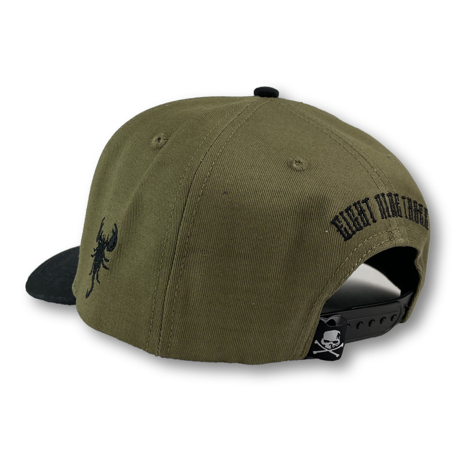 College Script Snapback, olive - 2