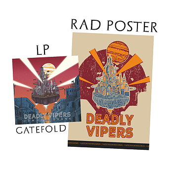 DEADLY VIPERS - LP/Poster Bundle