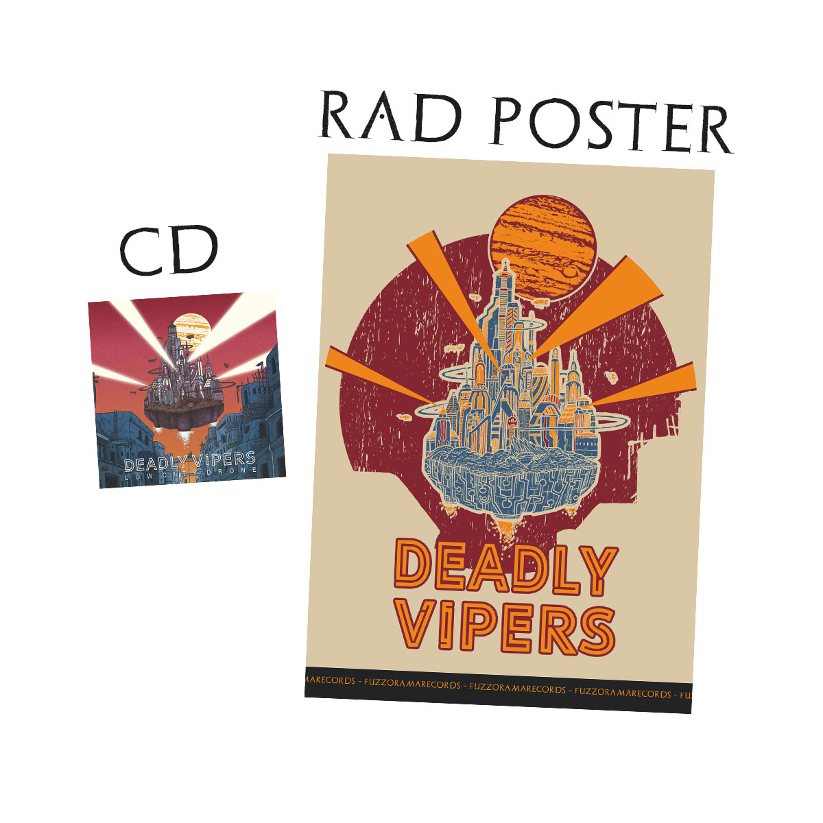 DEADLY VIPERS - CD/Poster Bundle