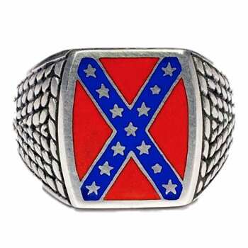 Rebel Flaga Ring.