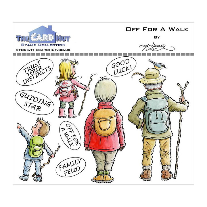The Card Hut Clear Stamps - Off For A Walk