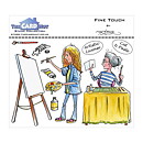 The Card Hut Clear Stamps - Fine Touch