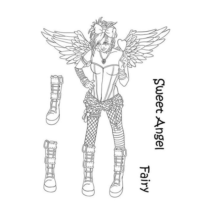 The Card Hut Clear Stamps - Sweet Angel Fairy