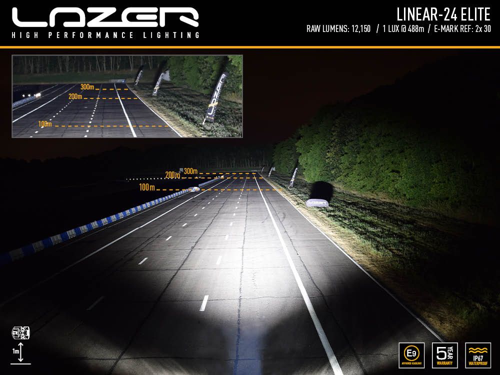 Lazer LED-bjelke Linear 24 Elite (E-merket) - 6