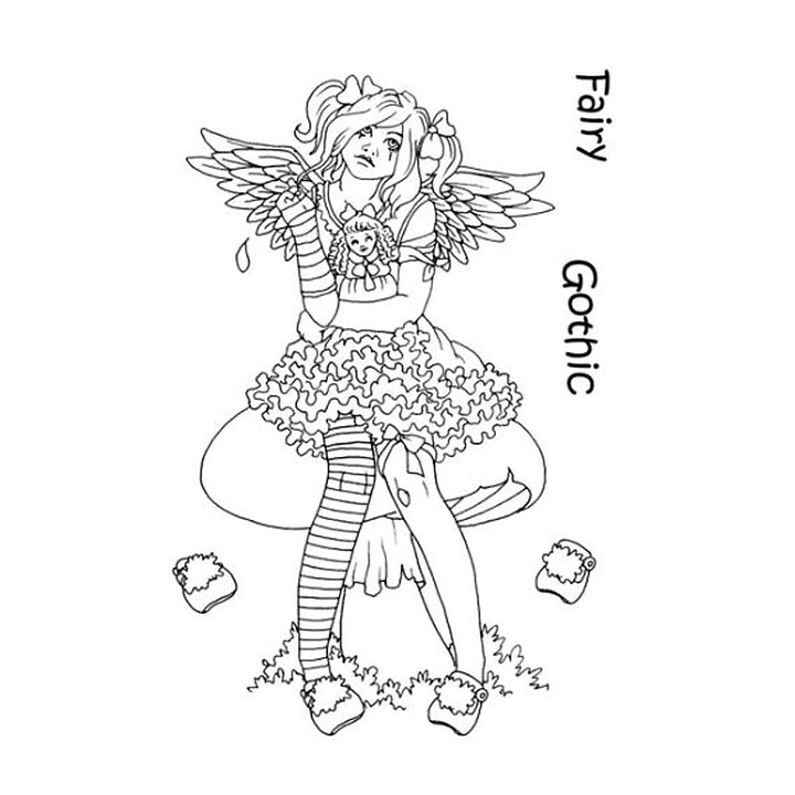 The Card Hut Clear Stamps - Gotic Fairy