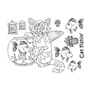 The Card Hut Clear Stamps - Cat Fishin'