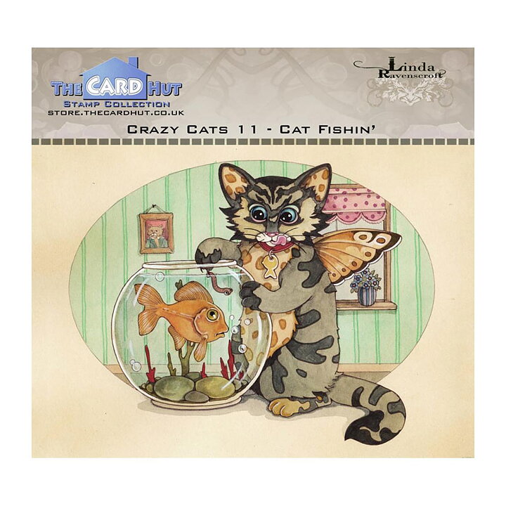 The Card Hut Clear Stamps - Cat Fishin'