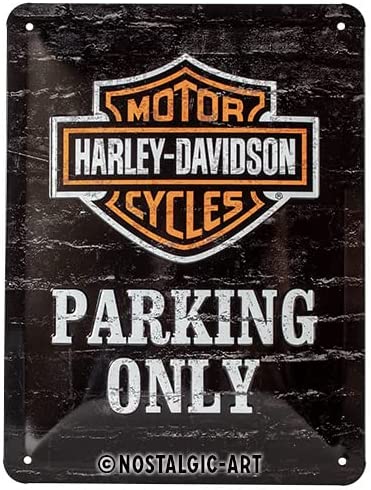 Skylt - Harley-Davidson Parking Only