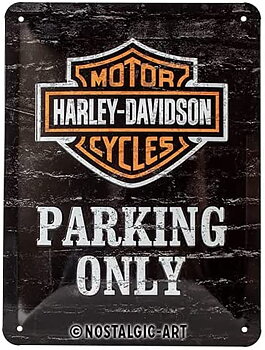 Skylt - Harley-Davidson Parking Only