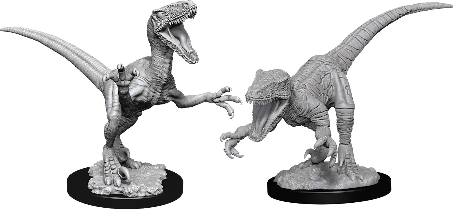 WizKids Deep Cuts Unpainted Miniatures - Raptors