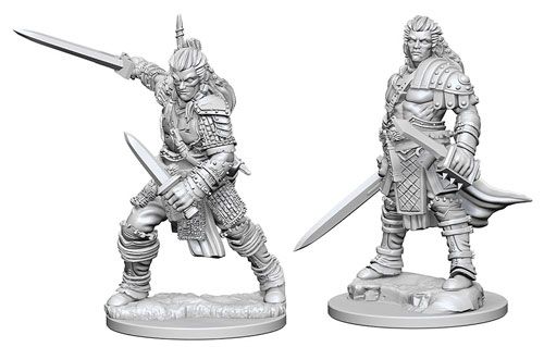 Pathfinder Deep Cuts Unpainted Miniatures - Human Male Fighter