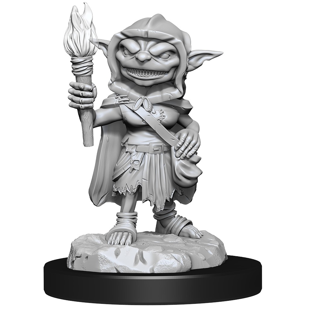 Pathfinder Battles Deep Cuts Unpainted Miniatures - Goblin Rogue Female