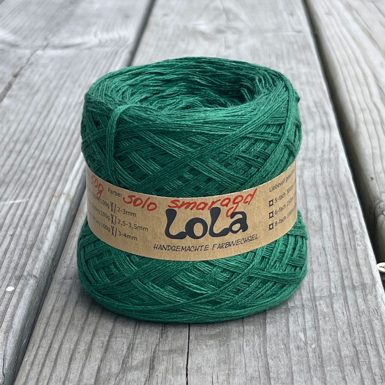 LoLa Solo, smaragdgrön (50 gr) - 2