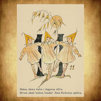 Blomstersiffor ELVA - Ottilia Adelborg - 400