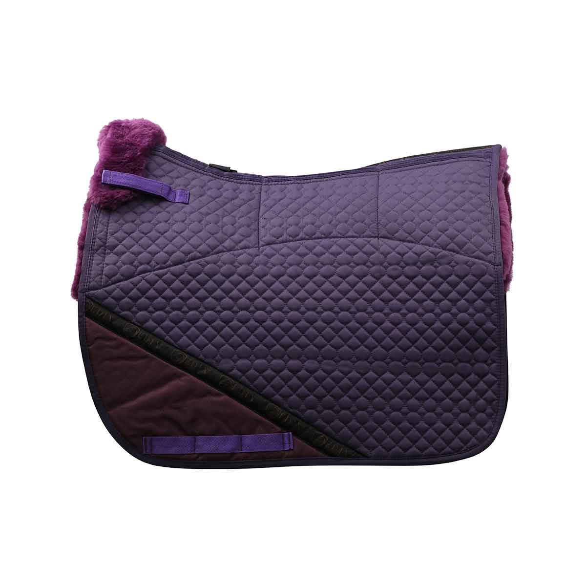 EDIX® Uni Dressyrschabrak, äkta Merinoull (inkl. 8 st ilägg), lila - 2