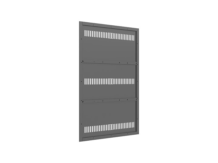 M Pro Series Enclosure 49" Back Plate Medium Black