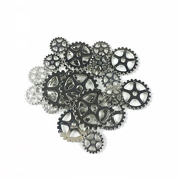 Blumenthal Lansing Buttons Steampunk Gears - Silver